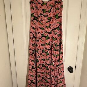 UFO Black And Pink Maxi Dress Size M